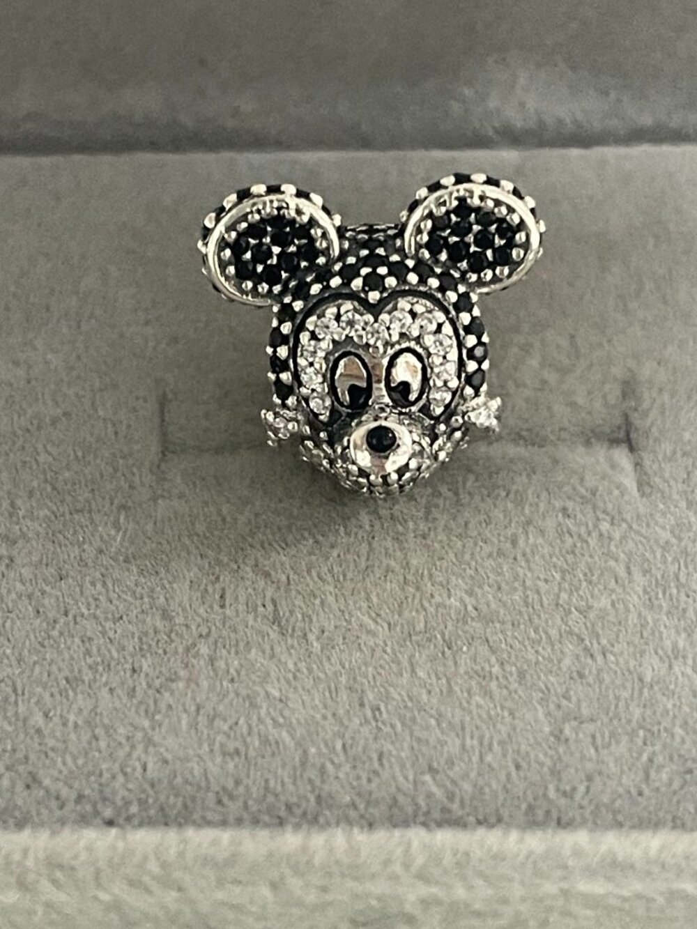 Pandora Disney Mickey Mouse Portrait Pave CZ Charm